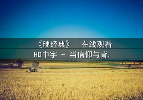 《硬经典》- 在线观看HD中字 - 当信仰与背叛在枪火中交织
