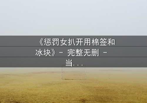 《惩罚女扒开用棉签和冰块》- 完整无删 - 当酷刑遇上救赎,谁能全身而退?