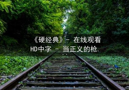 《硬经典》- 在线观看HD中字 - 当正义的枪口对准自己的信仰