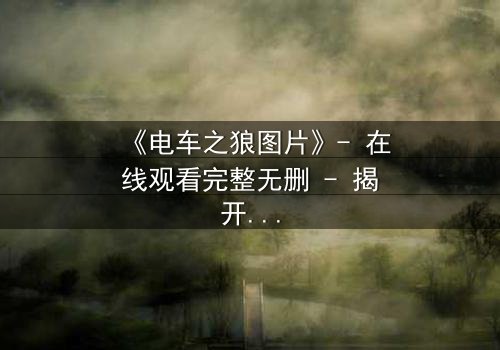 《电车之狼图片》- 在线观看完整无删 - 揭开都市黑暗面的惊悚之旅