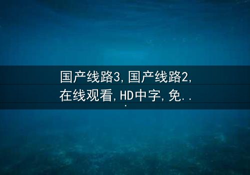 《国产线路3国产线路2》- 在线观看HD中字 - 第7集免费1080P超清