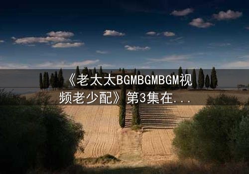 《老太太BGMBGMBGM视频老少配》第3集在线观看 - 当传统BGM遇上现代狂潮,祖孙代沟引爆情感风暴!