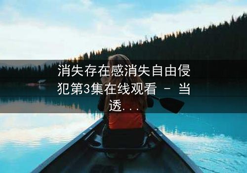 消失存在感消失自由侵犯第3集在线观看 - 当透明人开始反击