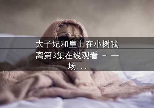 太子妃和皇上在小树我离第3集在线观看 - 一场宫廷风暴的隐秘真相