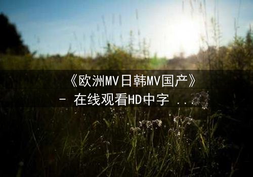 《欧洲MV日韩MV国产》- 在线观看HD中字 - 一场跨越文化的视觉盛宴