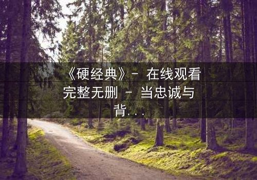 《硬经典》- 在线观看完整无删 - 当忠诚与背叛在枪火中碰撞